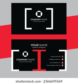 Free new vector Creative Business Card Template design