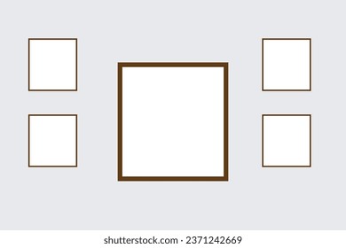 Free New wall vector wall blank frame.