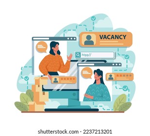 Free niche opportunity. Customer segment definition for marketing campaign development. Target group engagement. Flat vector illustration