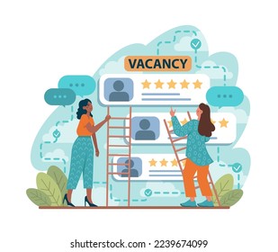 Free niche opportunity. Customer segment definition for marketing campaign development. Target group engagement. Flat vector illustration