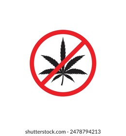 Free no drugs sign vector free and editable background