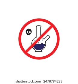 Free no drugs sign vector free and editable background