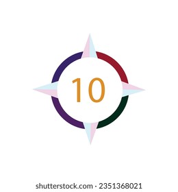 Free Number Logo Designs Vector