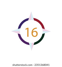 Free Number Logo Designs Vector