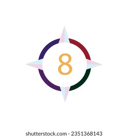 Free Number Logo Designs Vector
