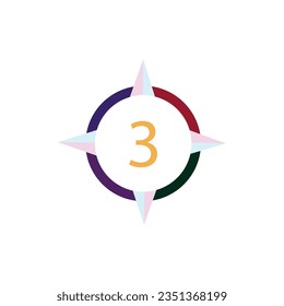 Free Number Logo Designs Vector