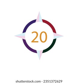 Free Number Logo Designs Vector