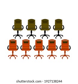 Espacio de oficina gratuito para trabajar. Hay vacantes. Conjunto de presidentes