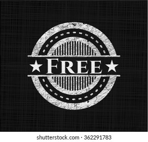 Free on chalkboard