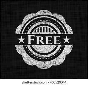 Free on chalkboard