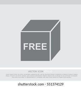 Free on package box