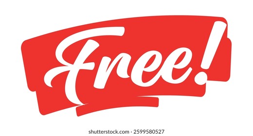 Free on red thick line