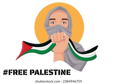 Free Palestine background concept .