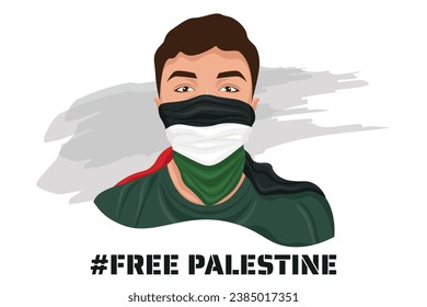 Free Palestine background concept .