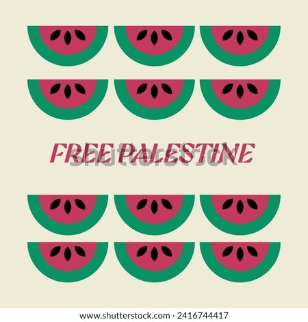 Free Palestine banner vector template poster graphic
