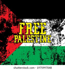 Free Palestine Flag Background
Strong design