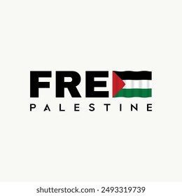 Free Palestine Palestine Flag. Freedom Palestine  
