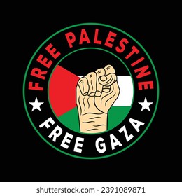 Free Palestine Free Gaza, Free Palestine Free Gaza Shirt , Palestine T Shirt Design.

