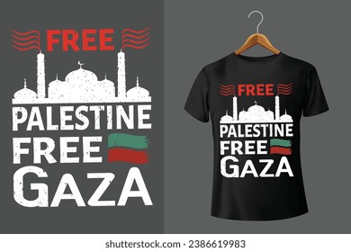 Free Palestine Free Gaza T-Shirt Design Free Download 