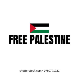 Free Palestine Illustration for Peace and Freedom