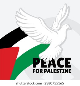 Free Palestine. No war. Flag of Palestine. Support for Palestine. Peace for Palestine. Stop war. 