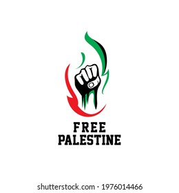 Free Palestine Strong and simple design