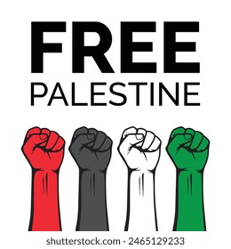 Fondo de la Ilustración vectorial Palestina Libre. Guardar Guardar Orad por Palestina, Gaza, musulmán, bandera quds gratis,