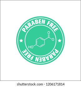 Free parabens, vectorized icon.