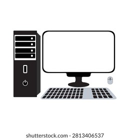 Free Pc Icon Vector, Free Computer Icon Vector, Free Computer Icon Victor, Desktop Icon Vector-0010