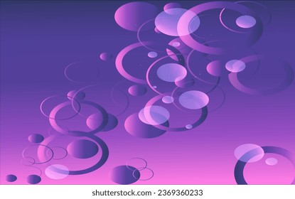 free premium cool purple gradient background with circle design art pattern art for banner or web