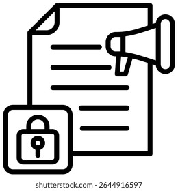 Free Press Icon Element for Design