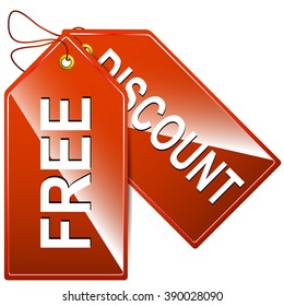 Free Price Tag Vector / Special Offer Discount Label