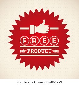 free product design, vector illustration eps10 graphic 