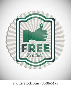 free product design, vector illustration eps10 graphic 