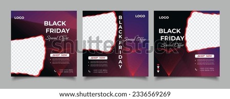 Free PSD black friday super sale social media banner template