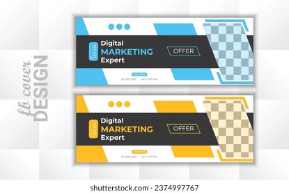 Free PSD business and corporate facebook cover design template. 