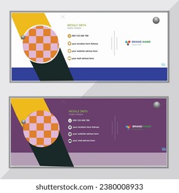 Free PSD email signature template design or Facebook cover template.
