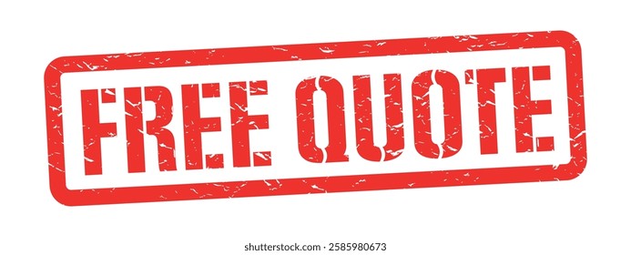 Free quote on white background