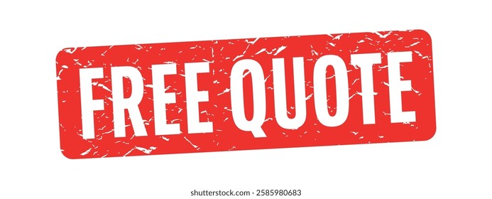 Free quote on white background