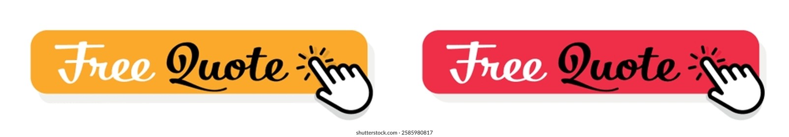Free quote on white background