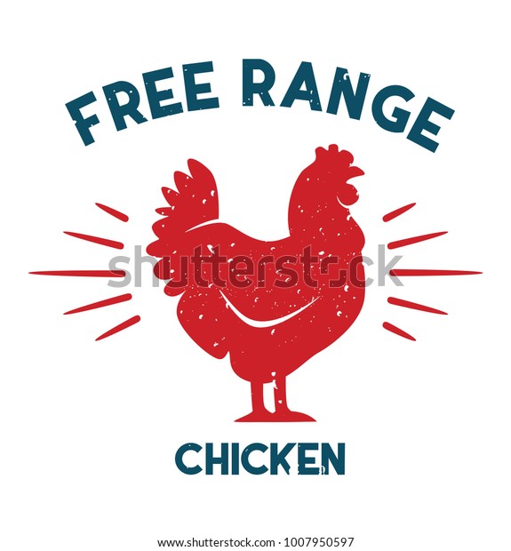 free range chicken vector\
file
