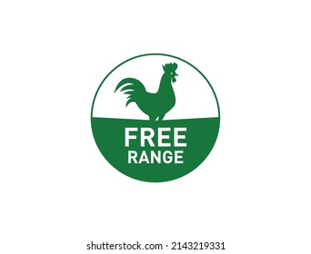 Free Range Icon Vector Illustration 