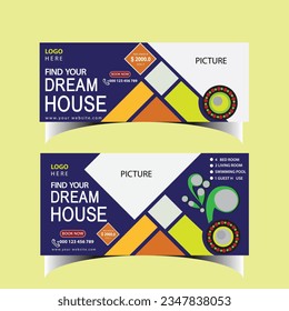  free real estate house property facebook cover banner template