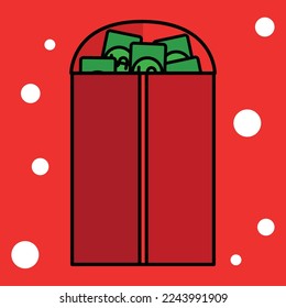 Free red envelope Chinese cartoon
