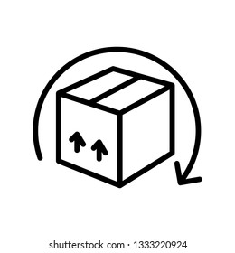 Free Return delivery icon