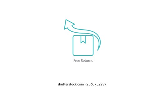 Free Returns Icon for Hassle-Free Shopping Experience