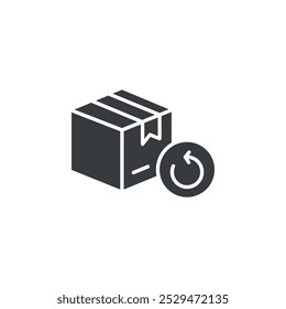 Free returns orders icon simple vector symbol