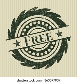 Free rubber seal