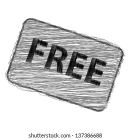 Free rubber stamp vector illustration