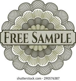 Free Sample abstract rosette